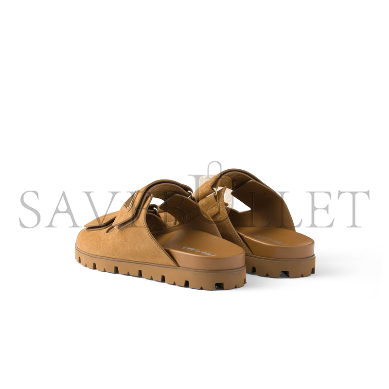 PRADA SUEDE BAND SANDALS 2X3129